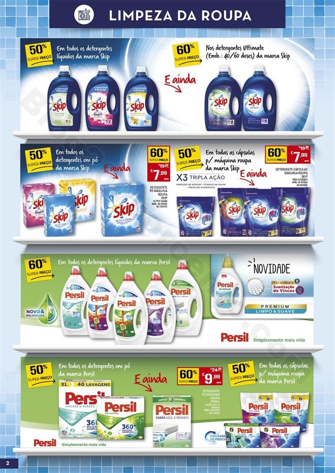 Antevisão Folheto CONTINENTE Limpeza Promoções 