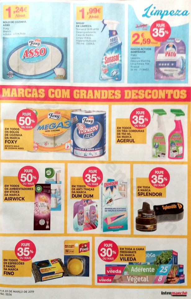 antevisão folheto intermarche promoções de 14 a
