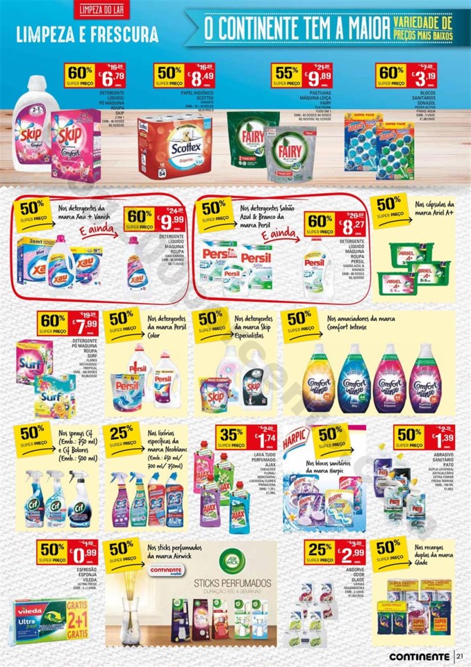 Antevisão Folheto CONTINENTE Promoções de 20 a 