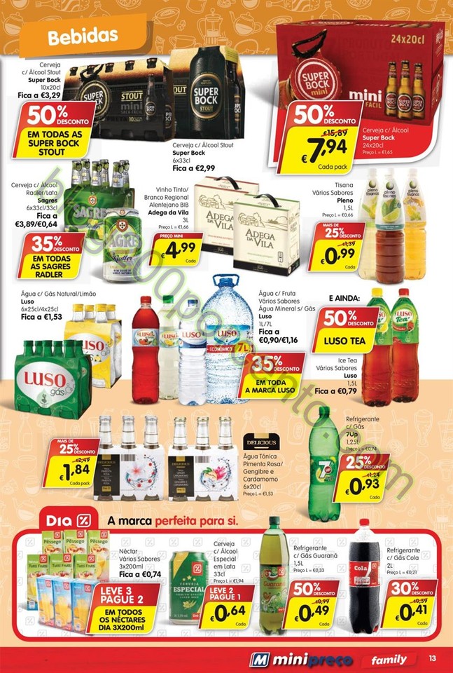 Antevisão Folheto MINIPREÇO Family de 25 feverei