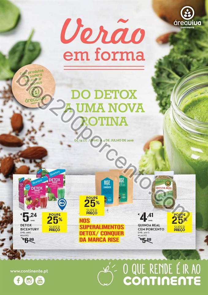 Antevisão Folheto CONTINENTE Verão em Forma 14 j