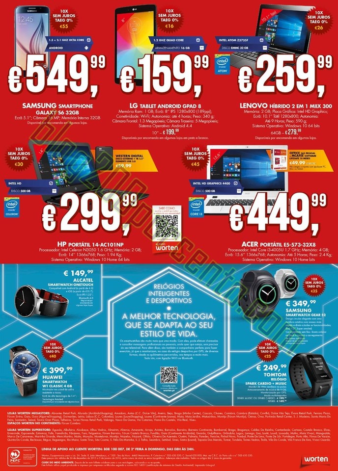 Antevisão Folheto WORTEN Ano Novo de 26 dezembro 