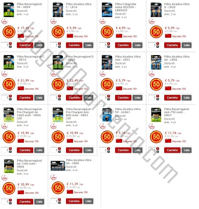 pilhas duracell