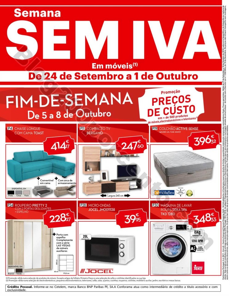 Antevisão Folheto CONFORAMA Promoções de 27 se