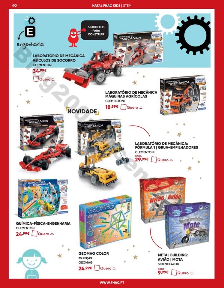 Antevisão Folheto FNAC Natal Kids Promoções de 