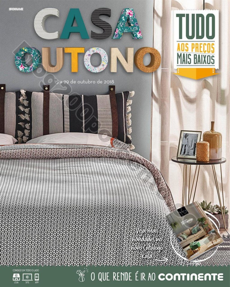 Antevisão Folheto CONTINENTE Casa Outono promoç