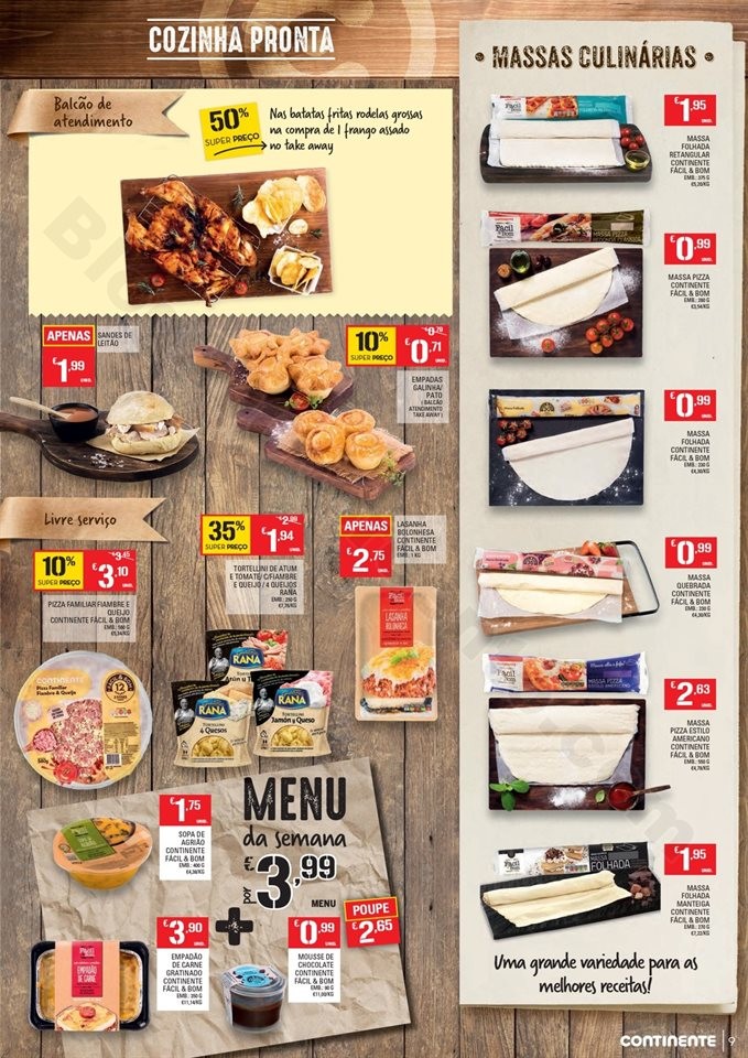 Antevisão Folheto CONTINENTE Promoções de 5 a 1
