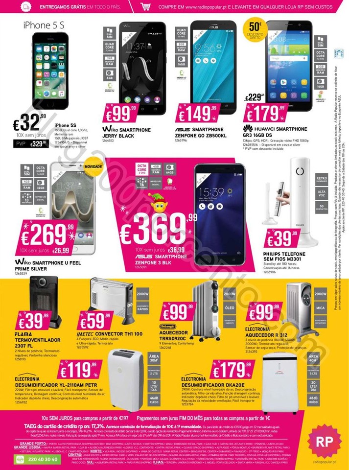 Antevisão Folheto RADIO POPULAR Promoções de 22