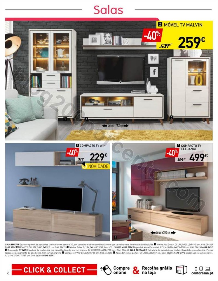 Novo FOlheto CONFORAMA Promoções de 8 a 29 junho