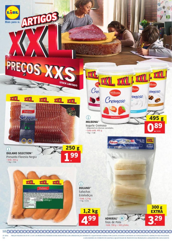 Antevisão Folheto LIDL Promoções de 7 a 13 julh