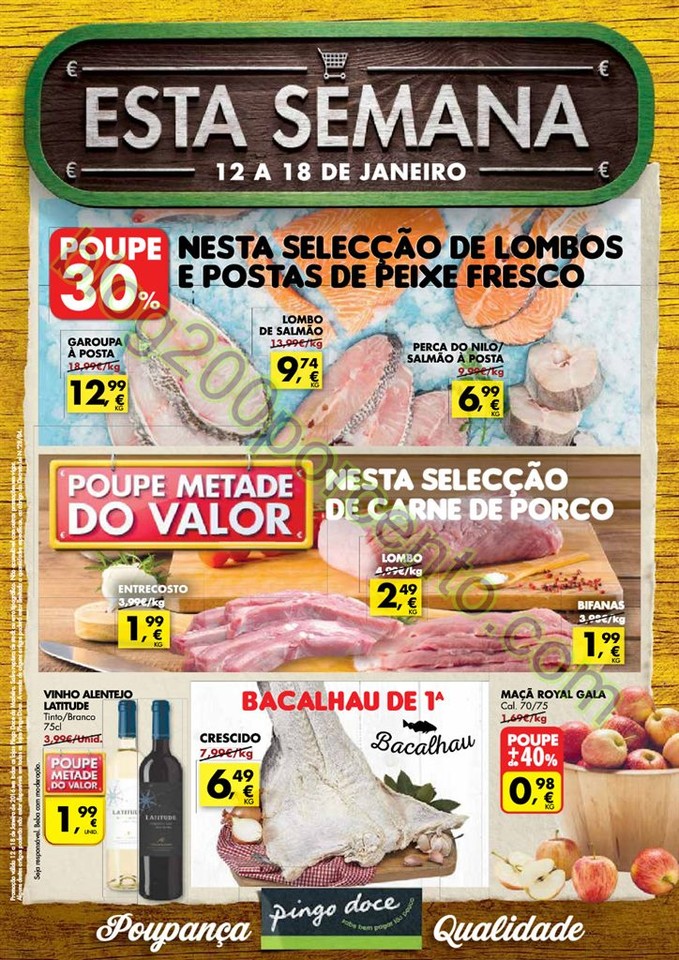 Antevisão Folheto PINGO DOCE Madeira de 12 a 18 j