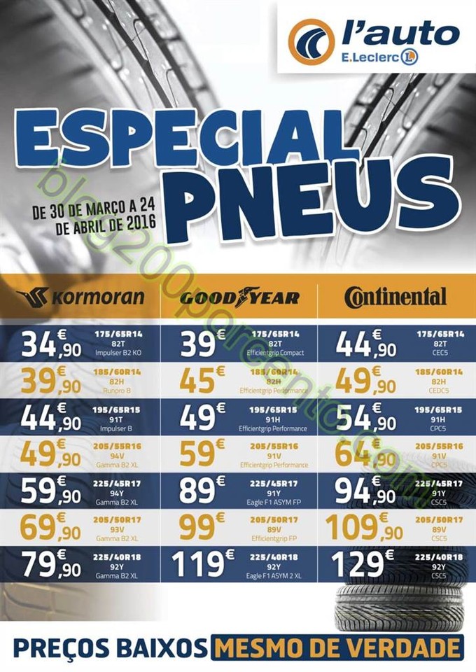 Antevisão Folheto E-LECLERC Auto promoções de 3