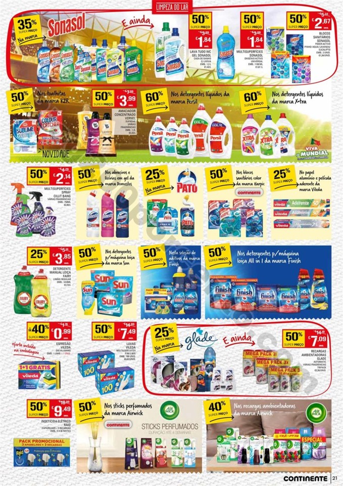 Antevisão Folheto CONTINENTE Promoções de 5 a 1