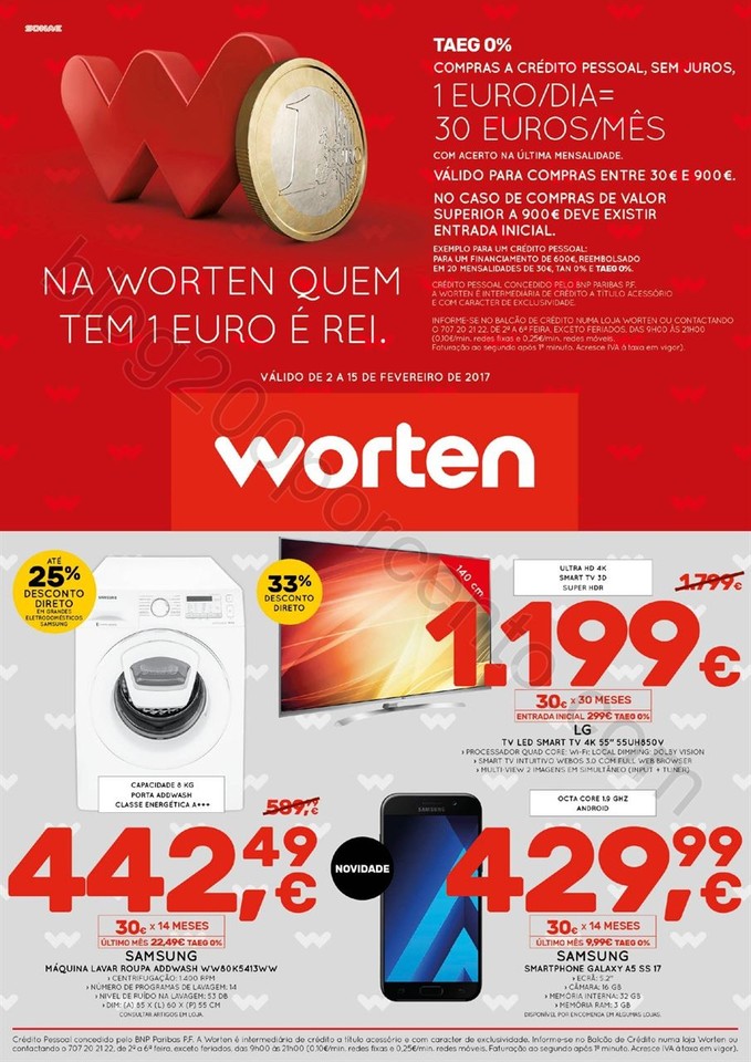 Antevisão Folheto WORTEN Promoções de 2 a 15 fe