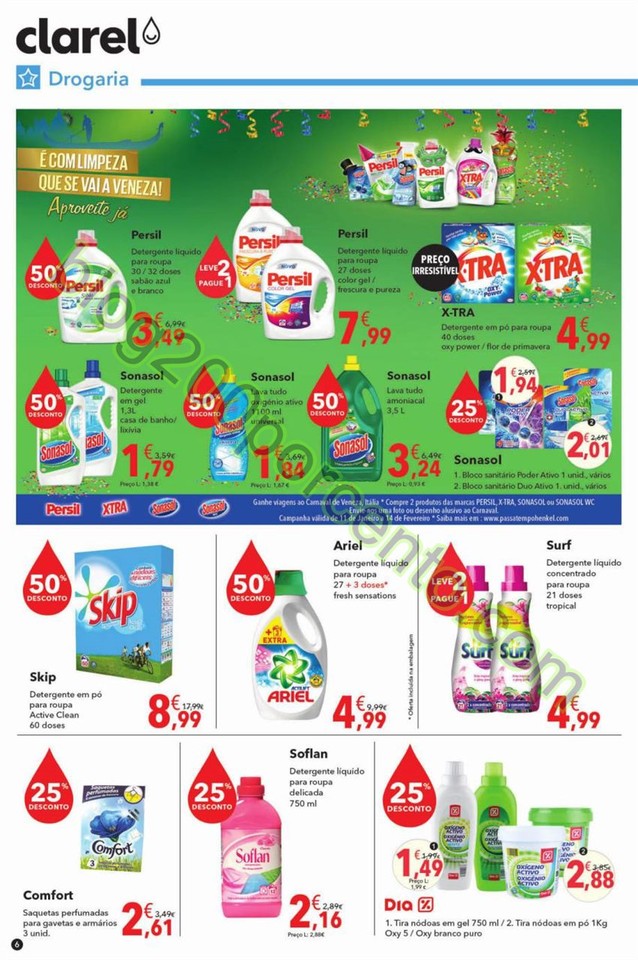 Antevisão Folheto CLAREL Promoções de 21 janeir