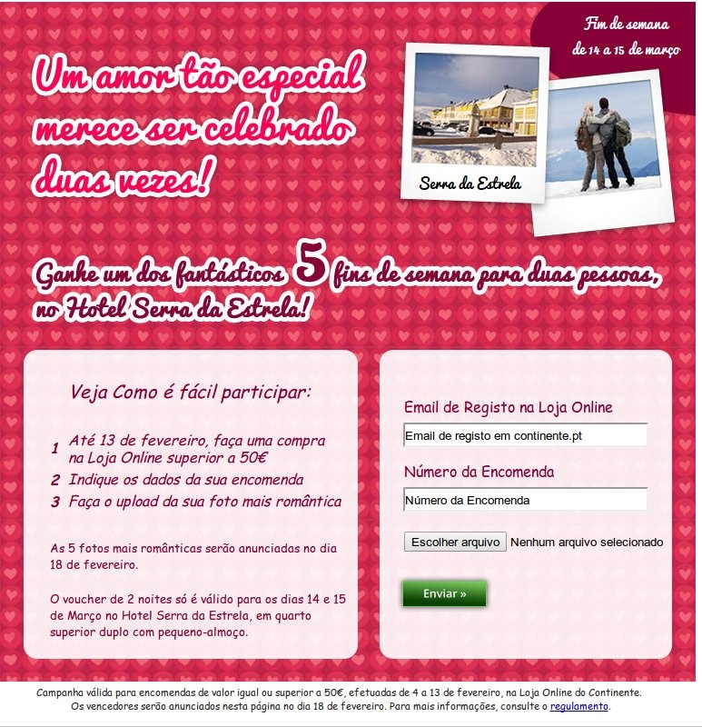 Passatempo | CONTINENTE | Dia dos Namorados até 13 fevereiro