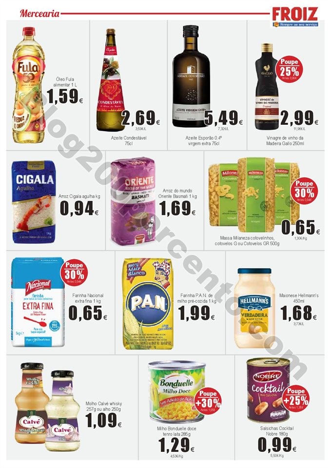 Antevisão Folheto FROIZ Natal promoções de 29 n