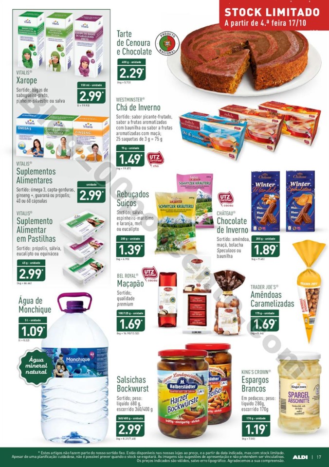 Antevisão Folheto ALDI promoções a partir de 17