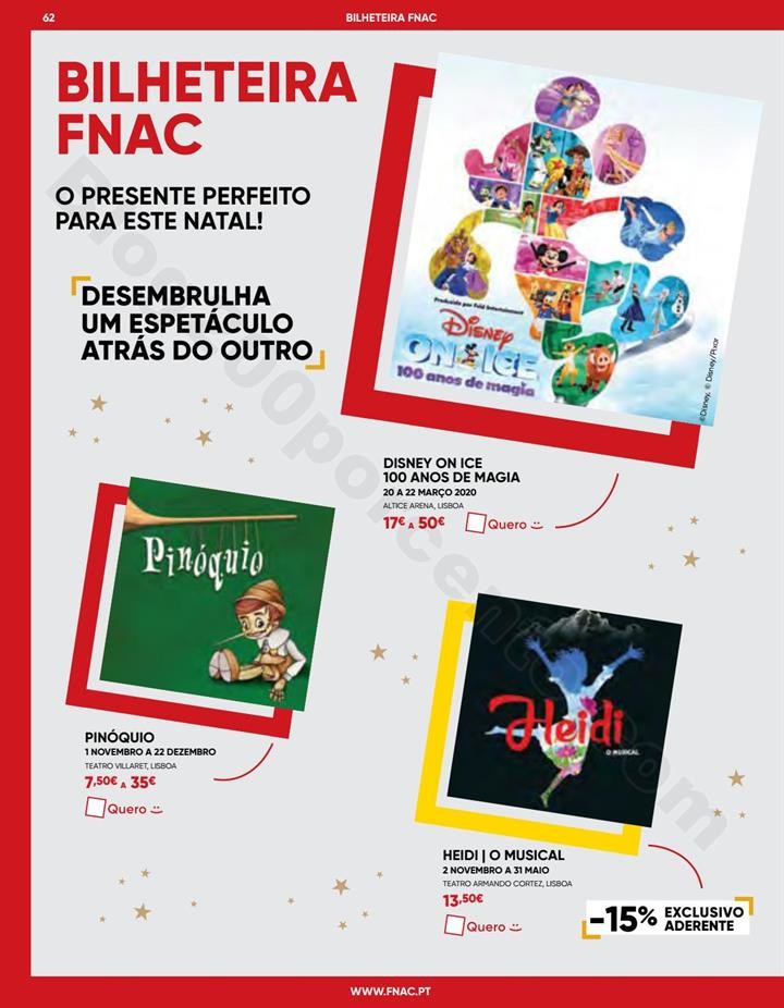 Antevisão Folheto Natal FNAC Kids promoções at