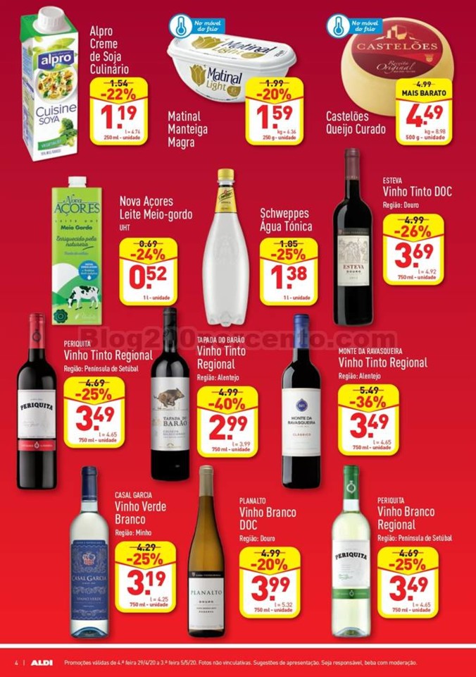 Antevisão Folheto ALDI Promoções de 29 abril a 