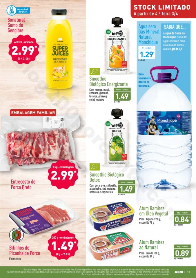 Antevisão Folheto ALDI Promoções a partir de 3 