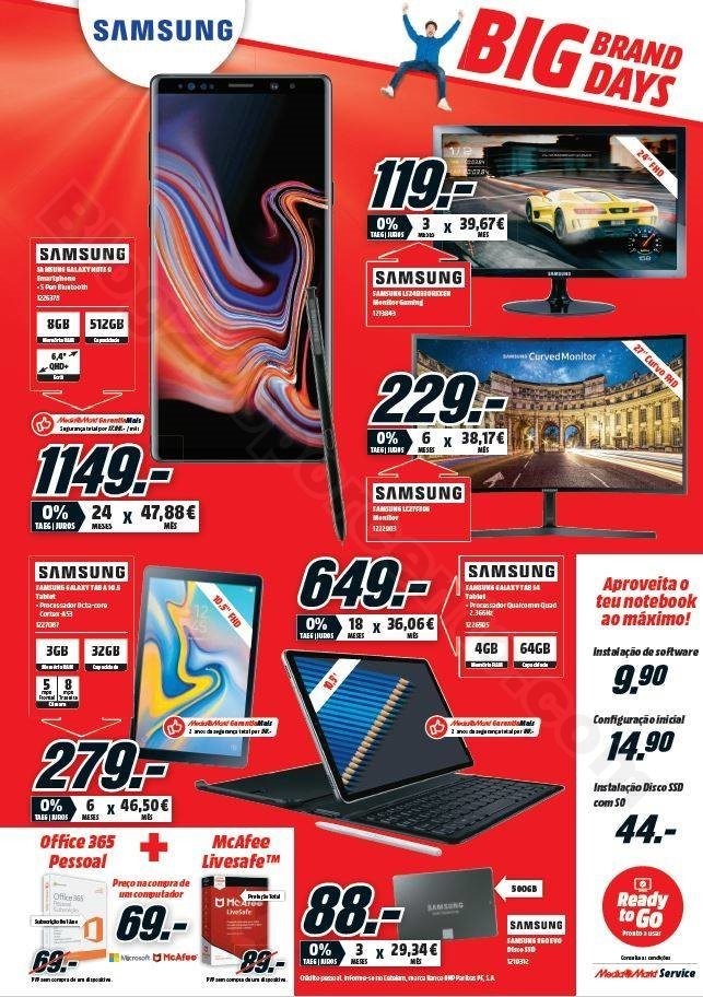 Antevisão Folheto MEDIA MARKT Promoções de 31 j