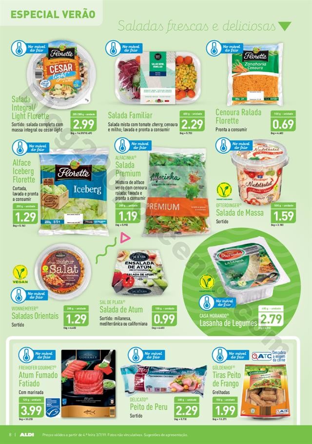 Antevisão Folheto ALDI Promoções a partir de 3 