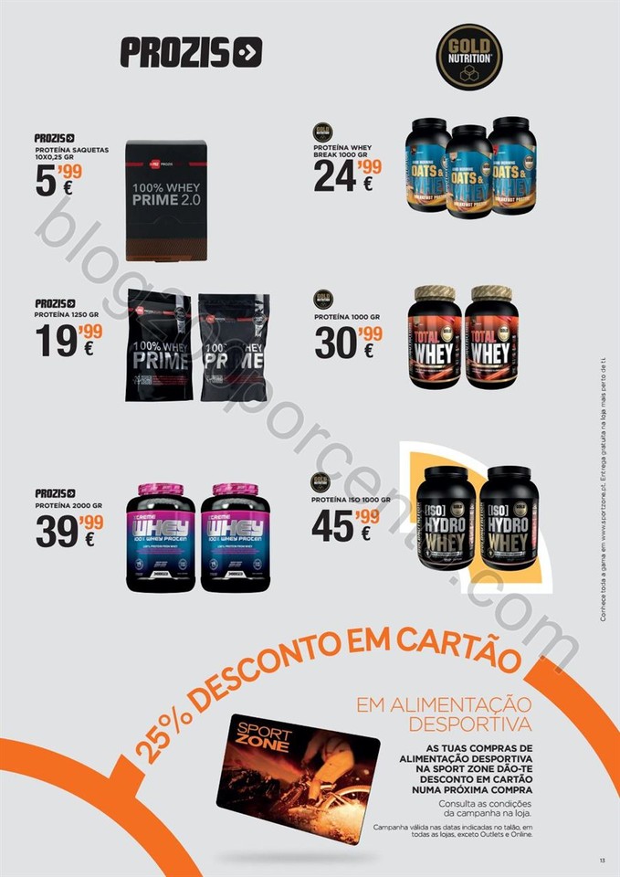 Antevisão Folheto SPORT ZONE Fitness de 30 março