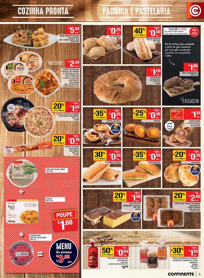 Antevisão Folheto CONTINENTE Madeira de 27 setemb