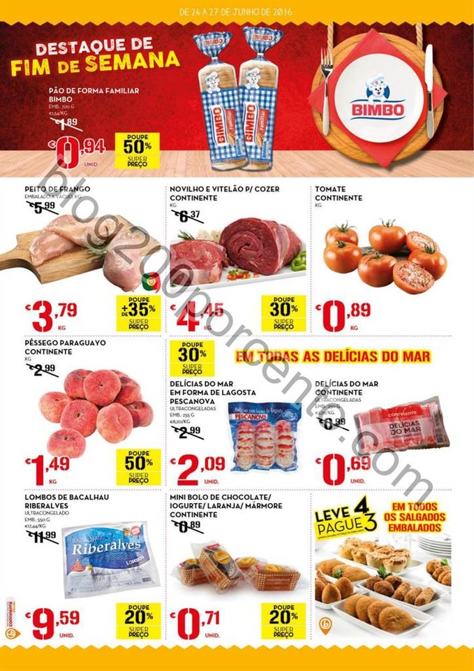 Antevisão Folheto CONTINENTE Fim de semana de 24 