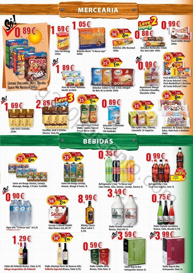Antevisão Folheto A NOSSA LOJA Promoções de 3 a