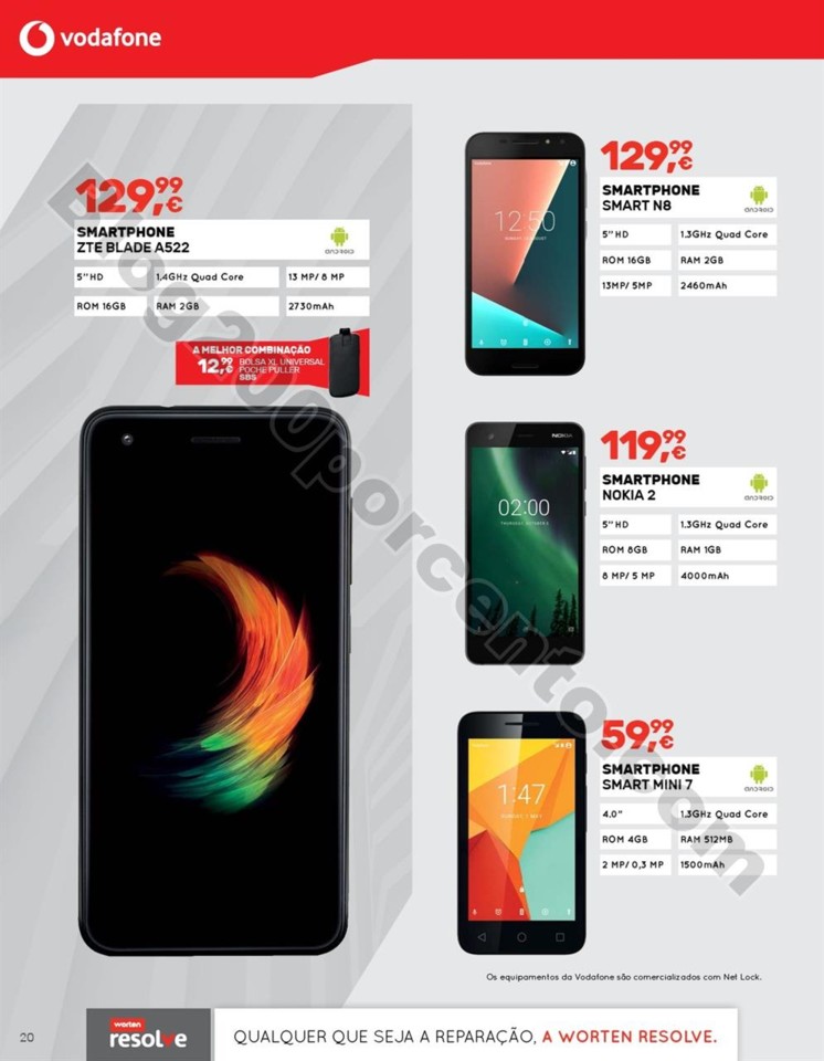 Antevisão Folheto WORTEN Mobile Promoções de 7 