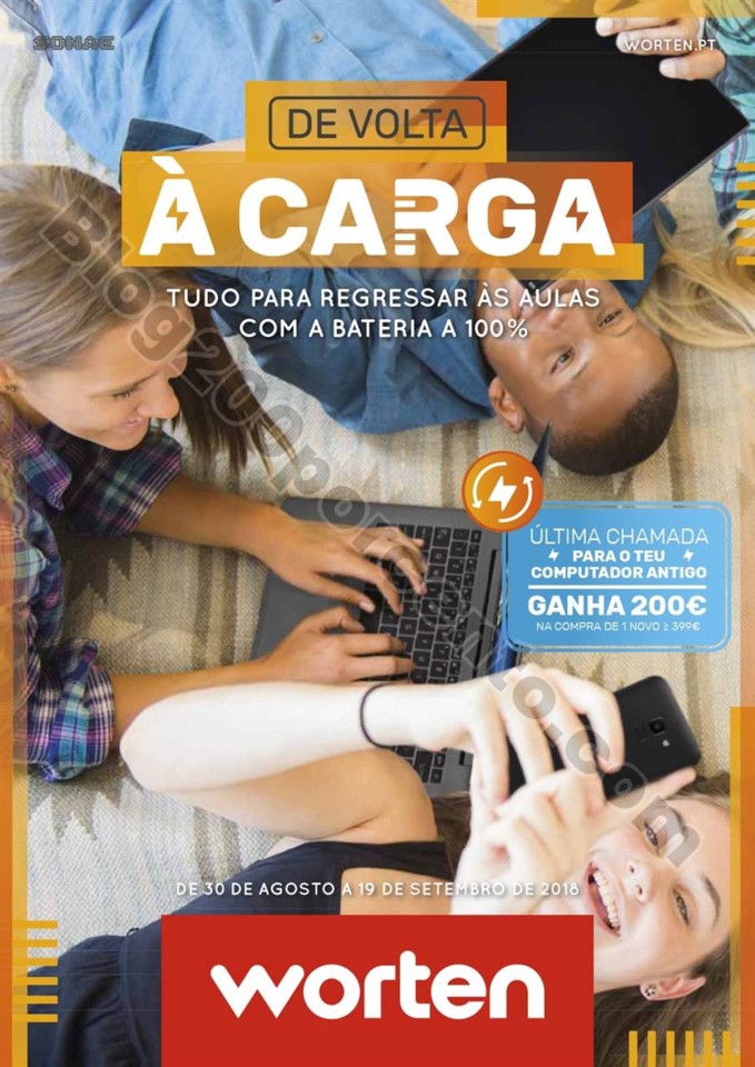 Antevisão Folheto WORTEN Regresso às aulas promo