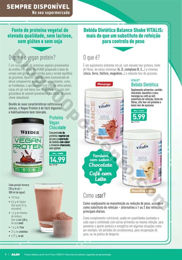 Antevisão Folheto ALDI Promoções a partir de 15