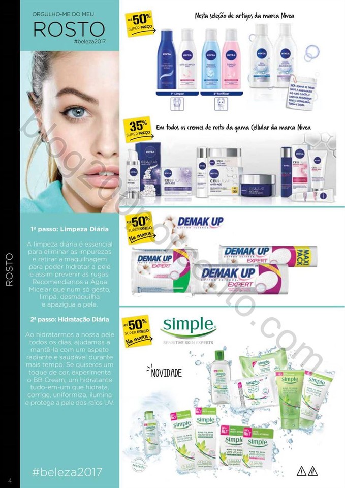 Antevisão Folheto CONTINENTE Mulher promoções d