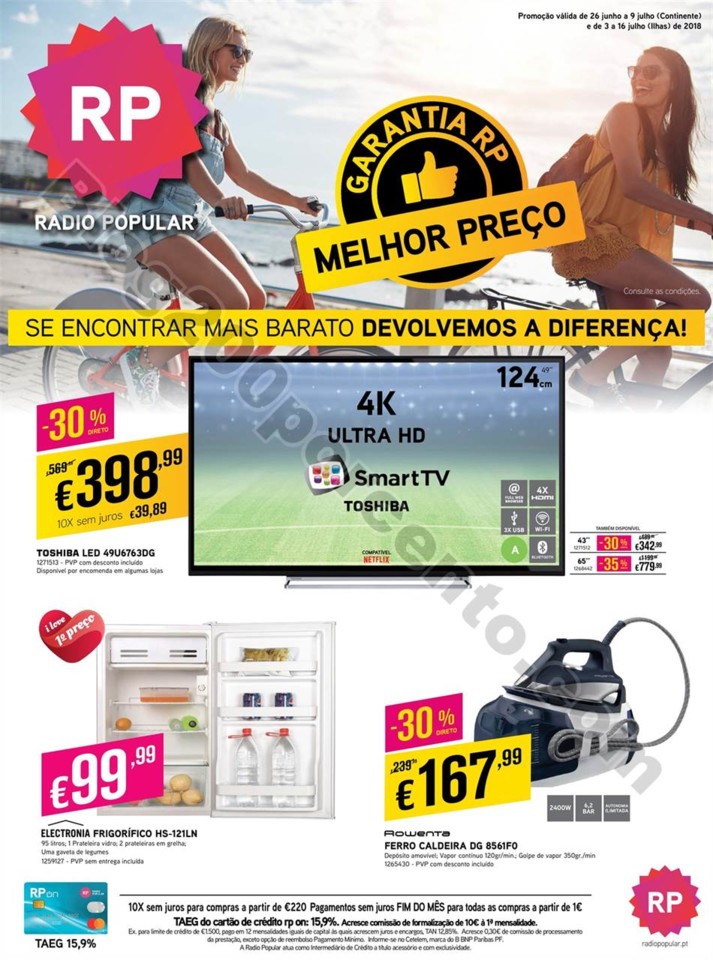 Antevisão Folheto RADIO POPULAR Promoções de 26