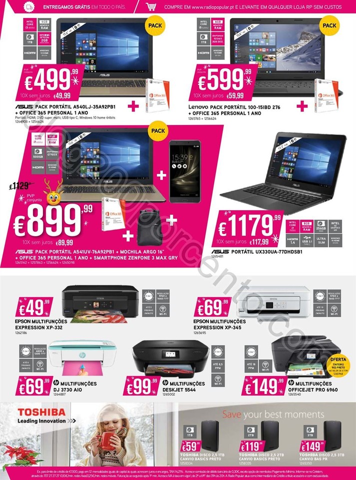 Antevisão Folheto RADIO POPULAR Promoções de 6 