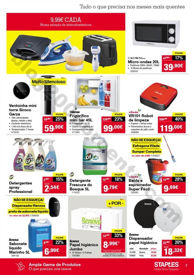 Antevisão Folheto STAPLES Promoções de 19 a 25 