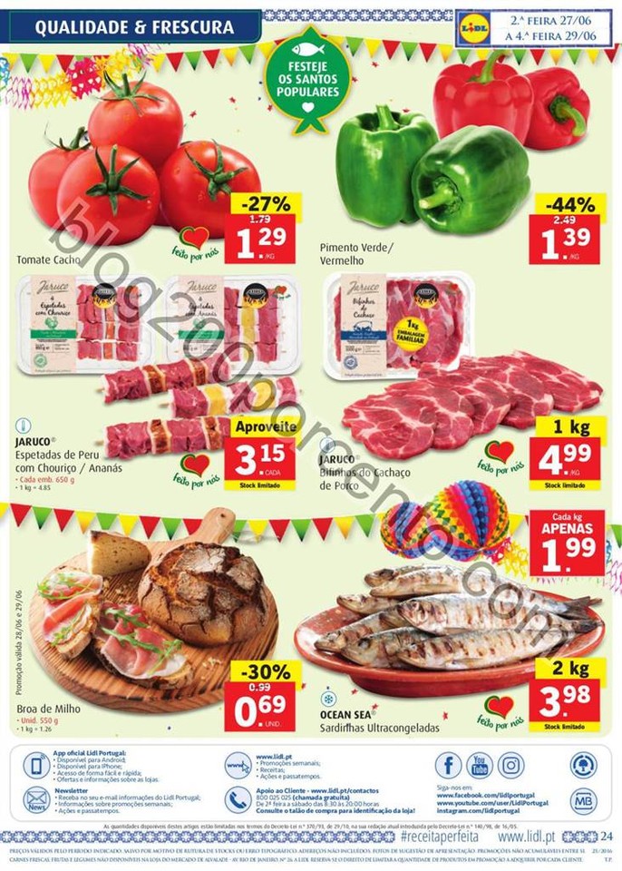 Antevisão Folheto LIDL Promoções de 23 a 29 jun