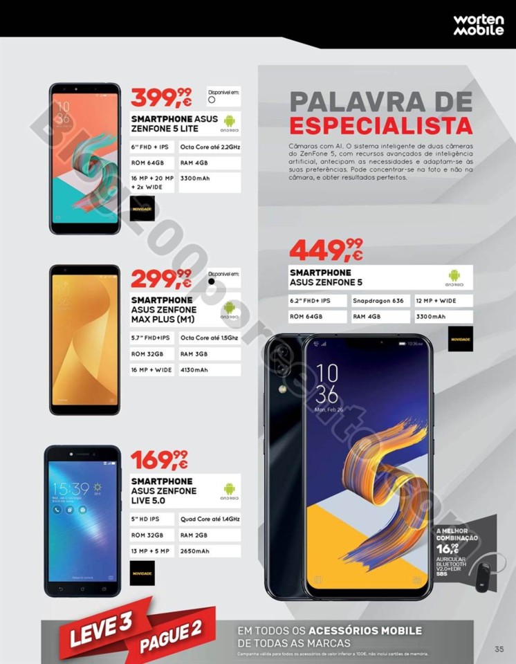 Antevisão Folheto WORTEN Mobile mundial promoçõ