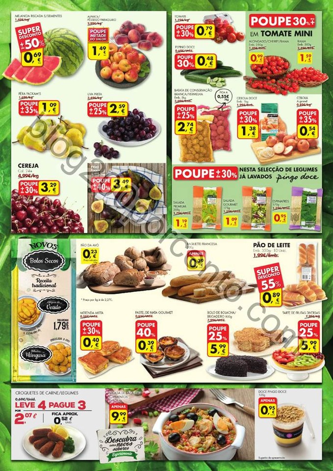 Antevisão Folheto PINGO DOCE Fim de semana de 1 a