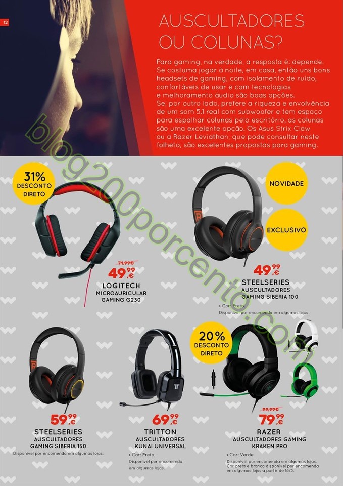 Novo Folheto WORTEN promoções de 16 março a 5 a