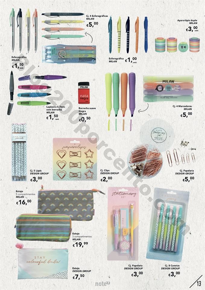 Antevisão Folheto NOTE Regresso às aulas Promoç