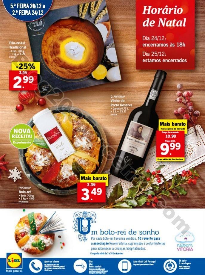 Antevisão Folheto LIDL Fim de semana 20 a 24 deze