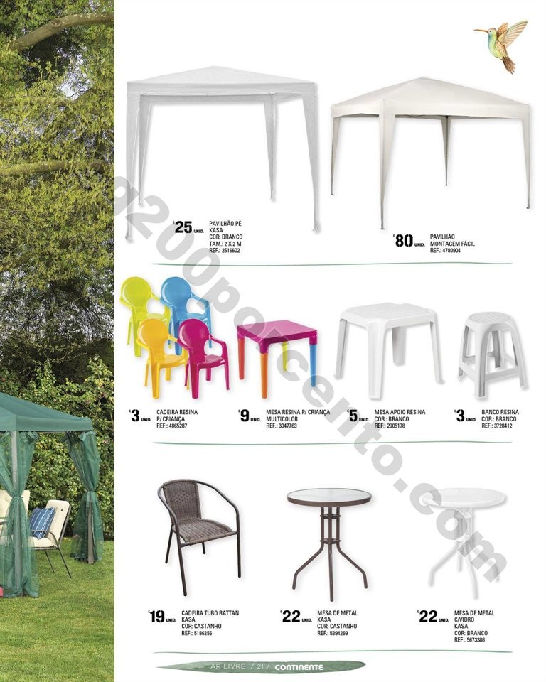 Antevisão Folheto CONTINENTE Feira ar livre promo