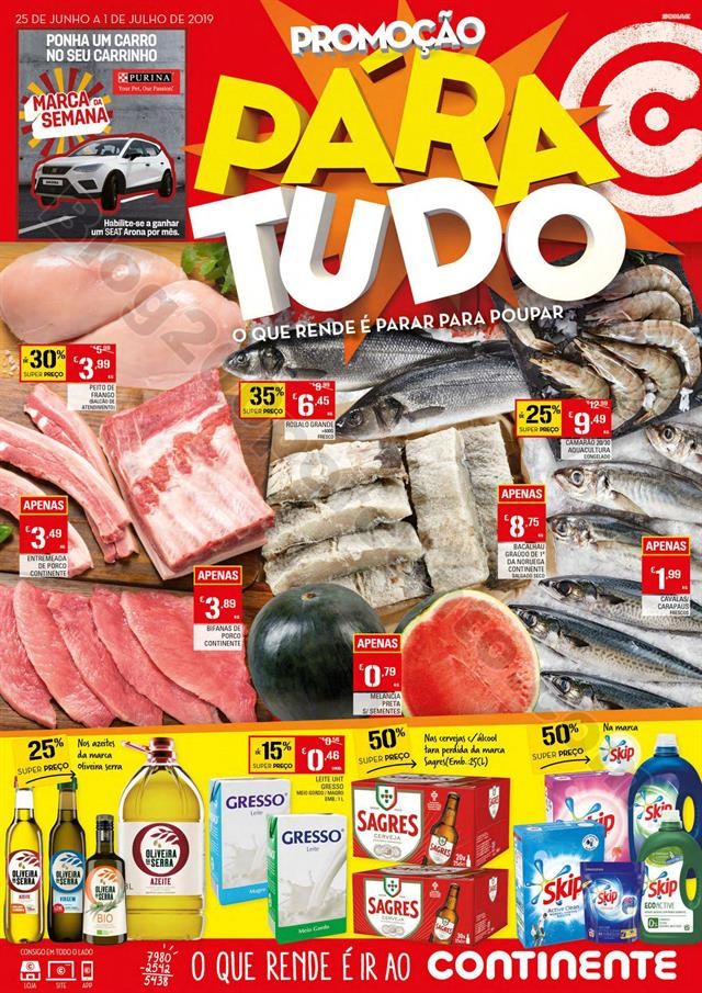 Antevisão Folheto CONTINENTE Promoções de 25 ju