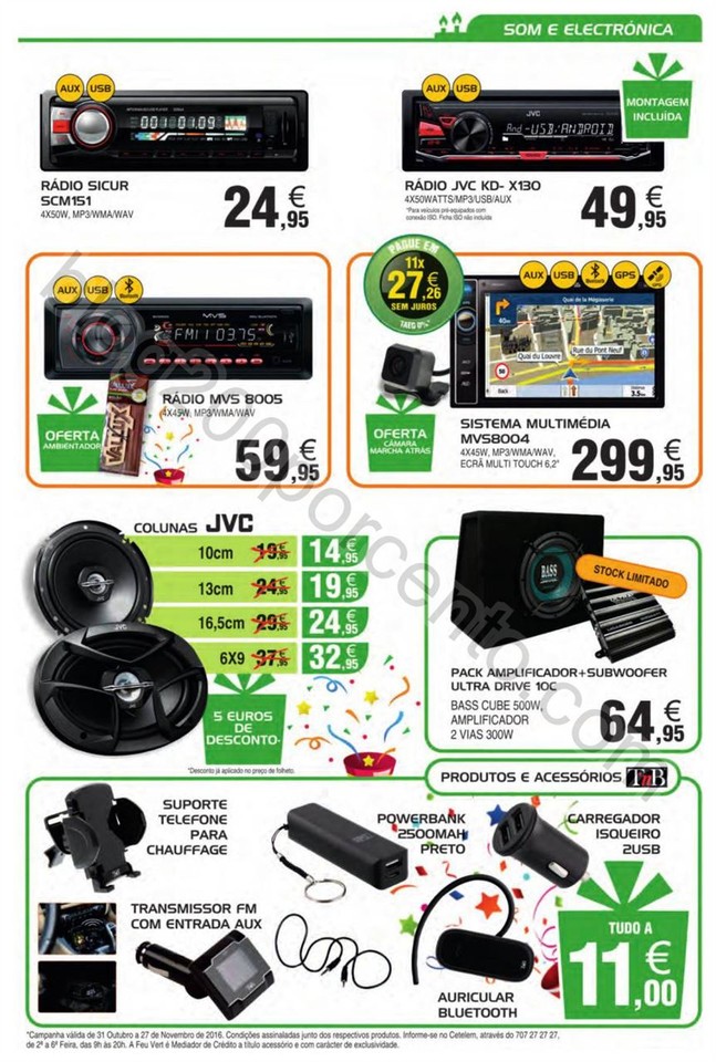 Antevisão Folheto FEU VERT Promoções de 31 outu