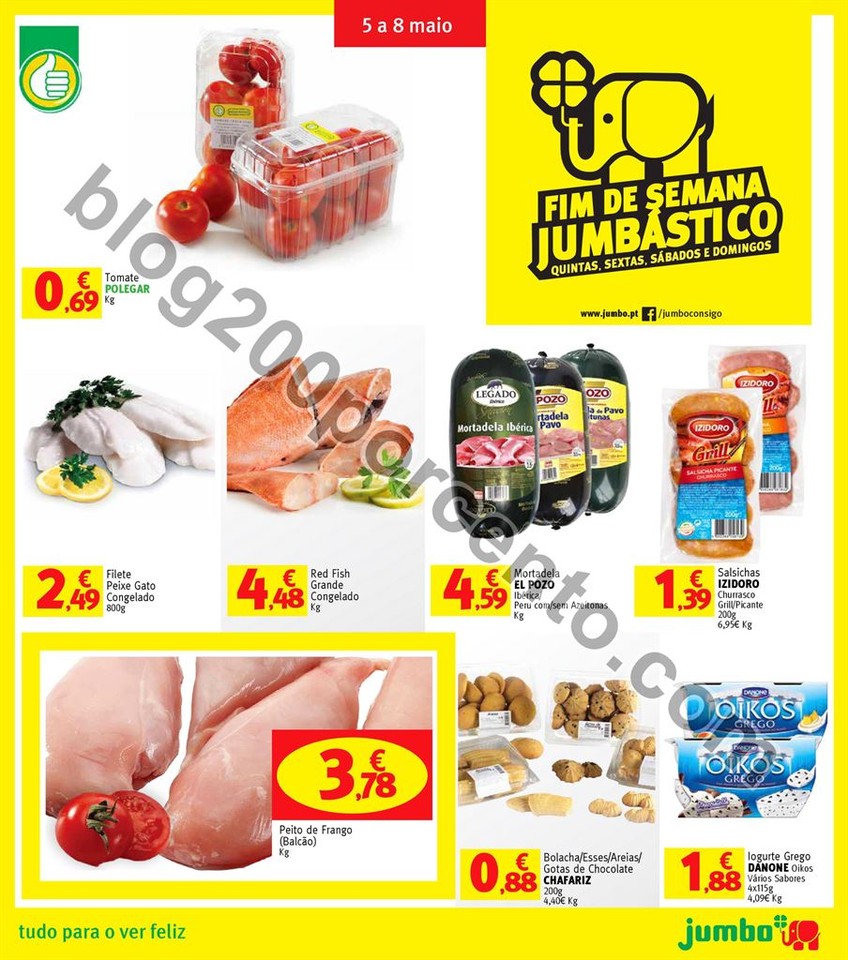 Antevisão Folheto JUMBO Fim de semana de 5 a 8 ma