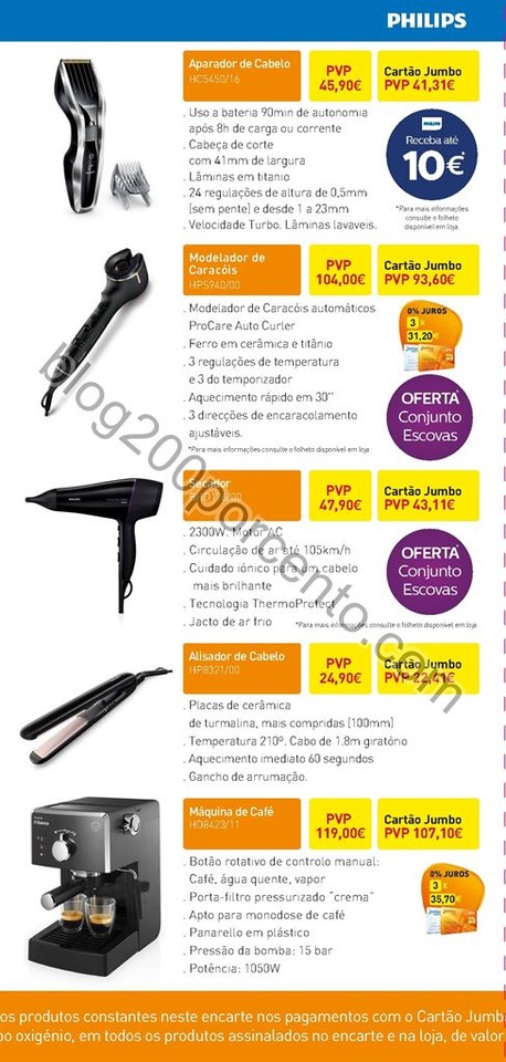 Antevisão Folheto Extra JUMBO Philips promoções
