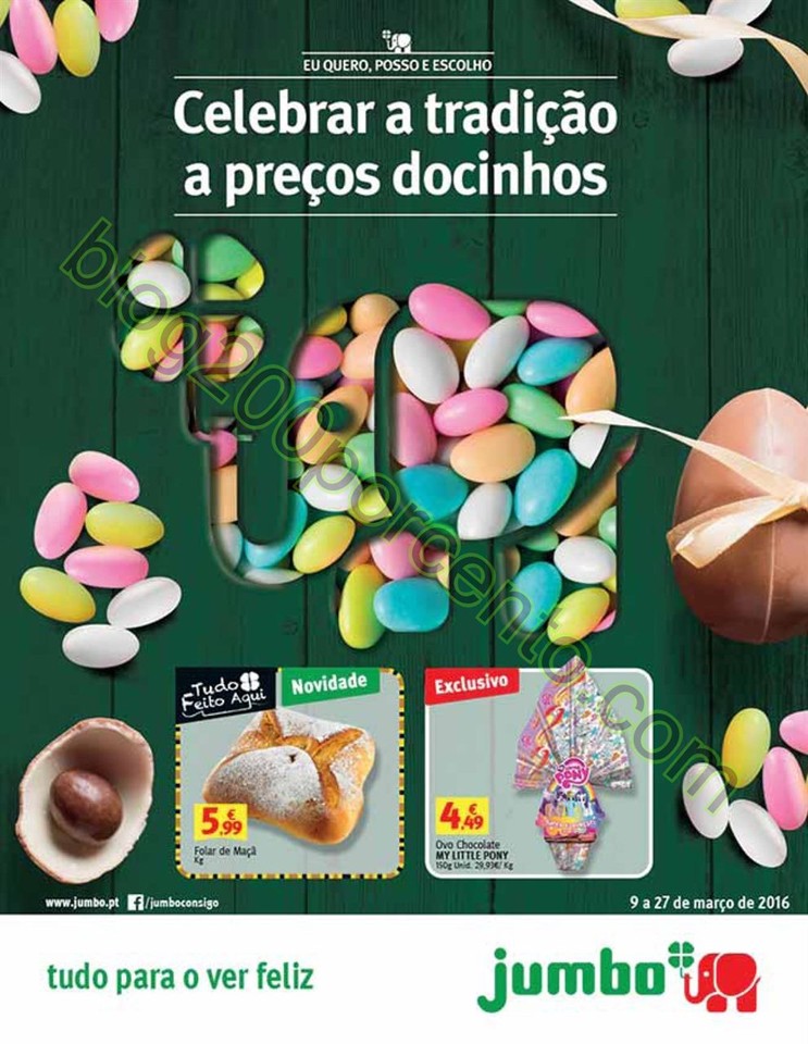 Antevisão Folheto JUMBO Páscoa de 9 a 27 março 